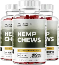 Rolling Hills Hemp Gummies Australia 3 Bottles 